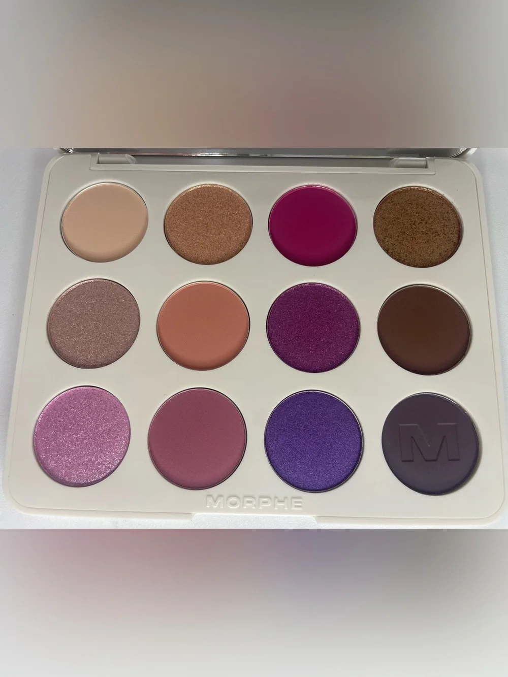 Morphe Electric Currant Eyeshadow Palette - Pink, Purple & Gold Shades